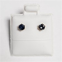 14K GF Sapphire (0.92ct) Earrings