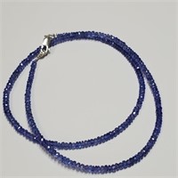 Sterling Silver Tanzanite (33ct) Necklace
