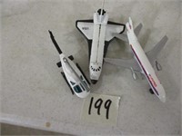 Plane, Helecopter & Shuttle