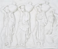 Parthenon Figural Bas Relief Wall Hanging