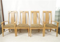 4 Contemporary Limed Oak chairs
