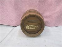 First National Bank Barrell Bank - no stopper