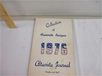 1976 Altavista Journal Recipe Book