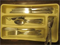 Silverware with Tray