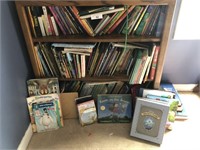 Book Shelf with Children's & Adult books