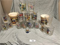 Mickey Mouse and Disney Glassware