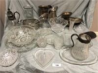 Large Selection of Cut Glass Serveware