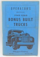 1948 Ford Motor Co. Bonus Built Truck Operator’s