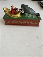 Jonah and the Whale Cast Iron Bank