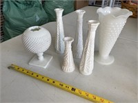 Milk Glass Vases