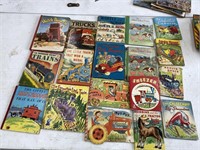 Trains and Tractor Books