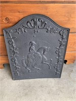 VICTORIAN CAST IRON FIREPLACE COVER