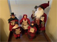 LOT OF 5 CHRISTMAS FIGURES