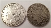 1896 & 1896-O Morgan Silver Dollars **