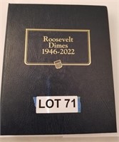 Roosevelt Dime 1946-2022 Book