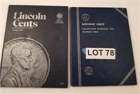 Lincoln Cents Books 1909-1941 & 1941-1976
