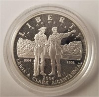 2004 Lewis & Clark Bicentennial Proof Silver $