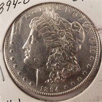 1894-O Morgan Silver Dollar, Higher Grade