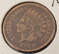 1909-S Indian Head Cent, Rare Date