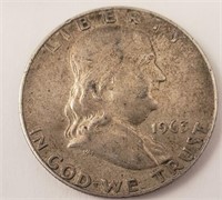 1963-D Franklin 1/2 Dollar
