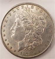 1878-S Morgan Silver Dollar, Higher Grade