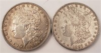 1896 & 1897 Morgan Silver Dollars **