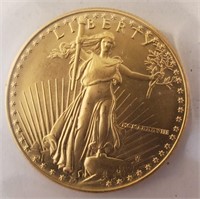 $50 Gold Uncirculated Double Eagle Coin