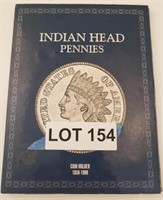 Complete Indian Head Cent Book w/ all key dates