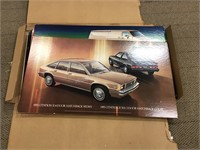 10 Like New Old Stock Vintage Car Posters