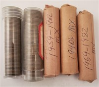 (5) Rolls of Lincoln Pennies