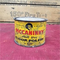 Piccaninny Floor Polish 12oz Tin