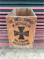 Shell Cross Wooden Box