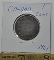 1901 Canada 1 cent coin