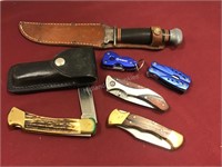 Six Knives, Includes Two Buck