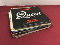 Sixteen 45 Record Albums in Sleeves
