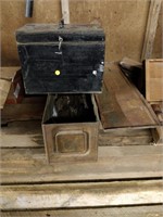 2 ammunition boxes with assorted tools largest