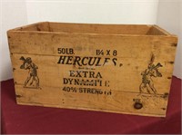Hercules Powder Wood Box