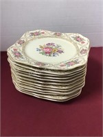 Queen's Bouquet Continental Ivory Plates