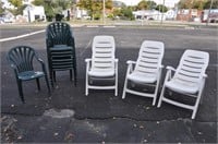 Lot of lawn chairs - info