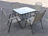 Patio table & chairs set - info