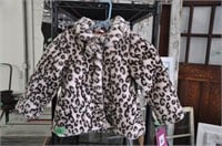 Child's faux fur coat, size 3T
