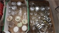 (2) Boxes of Canning Jars & Rings