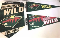 Minnesota Wild Pennant LOT NEW