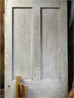 2 wooden doors , wooden pieces