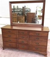 Continental Furniture Co. Dresser with Mirror