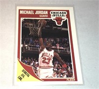 1989-90 Michael Jordan Fleer Card in Case