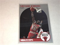 1990-91 Michael Jordan Hoops Card in Case