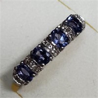 $200 Silver Tanzanite(1ct) Ring