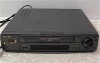 Sharp VCR with Remote