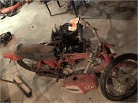 65 CC Harley Davidson frame and parts